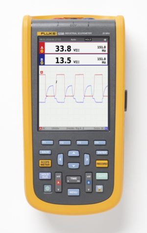 Przenośny oscyloskop Fluke 123B/S z zestawem SCC120