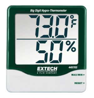 Termohigrometr z dużymi cyframi - Extech 445703