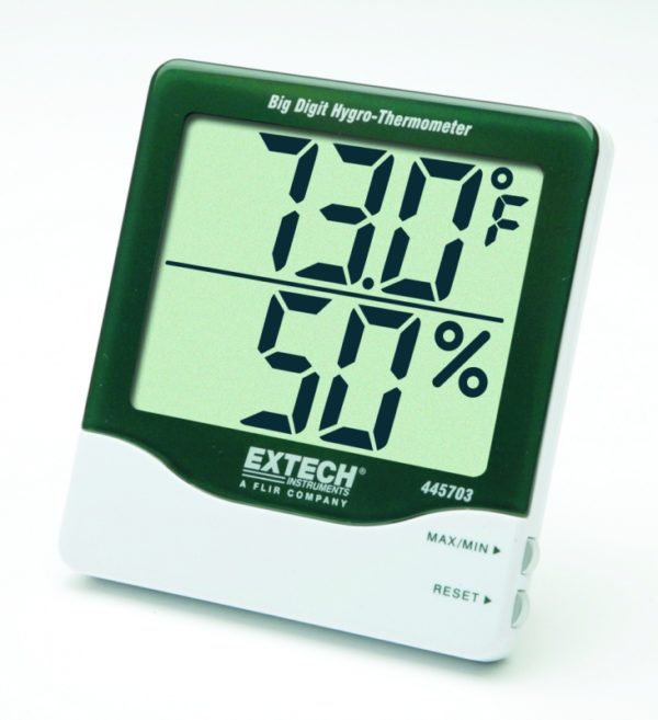 Termohigrometr z dużymi cyframi - Extech 445703 - obrazek 7