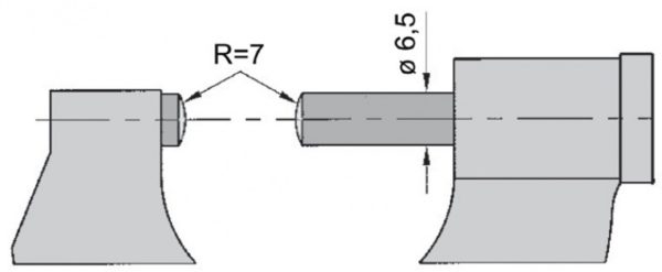 23 2910 Mikrometr zewnętrzny 0-25mm / 0,01 mm DIN 863, VOGEL - obrazek 2