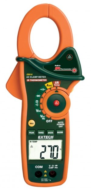 Miernik cęgowy 1000A AC z pirometrem - Extech EX810