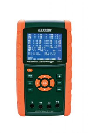 3-fazowy analizator/rejestrator mocy - Extech PQ3450