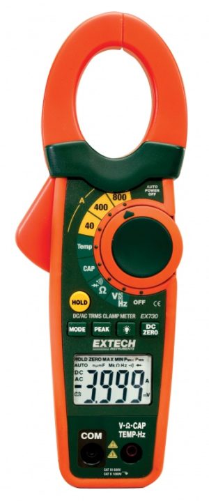 Miernik cęgowy 800A AC/DC - Extech EX730