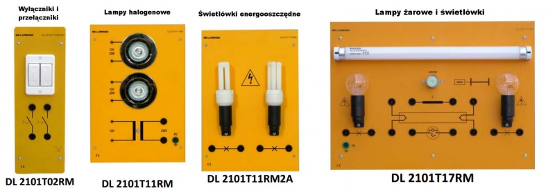 Zestaw panelowy Instalacje elektryczne - Oświetlenie (rozszerzenie) Zestaw panelowy Instalacje elektryczne - Oświetlenie (rozszerzenie)
