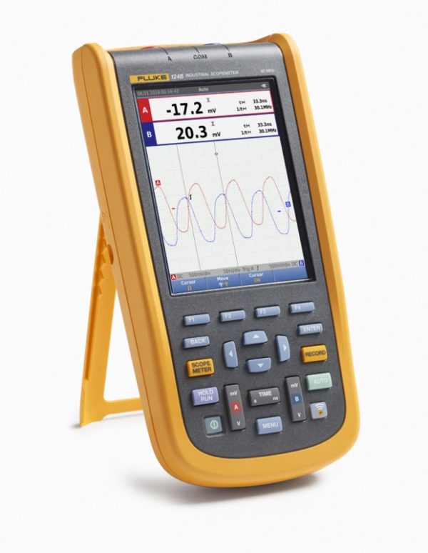 Przenośny oscyloskop Fluke 124B/S z zestawem SCC 40MHz - obrazek 5