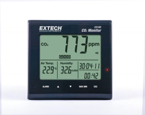 Monitor stężenia CO2/temperatury/wilgotności - Extech CO100