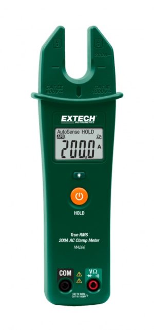 Widełkowy miernik cęgowy True RMS 200A AC - Extech MA260