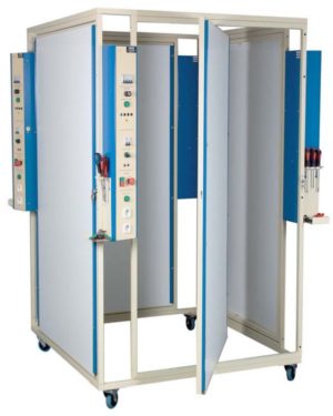 Stanowisko montażowe instalacji elektrycznej dla 4 uczniów BX-4F