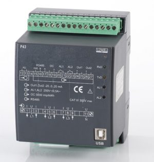 Programowalny przetwornik parametrów sieci 3-fazowej P43
