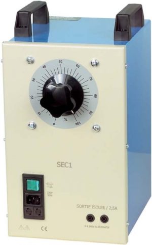 Izolowany transformator/regulowany autotransformator 0-240V/2,5A nr kat. SEC1 