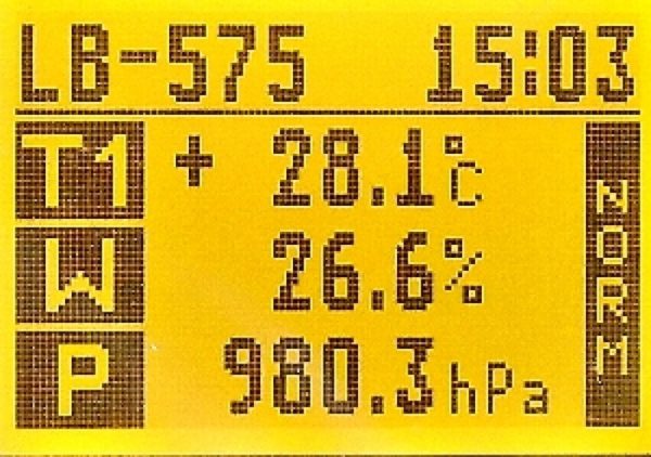 LB-575 Termohigrometr, barometr - obrazek 4