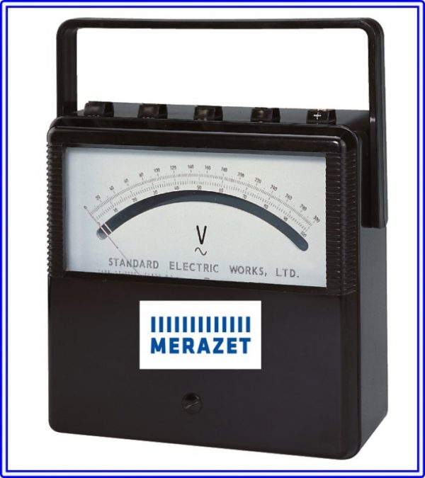 Woltomierz AC analogowy laboratoryjny 1506 klasa 0,5 75/150/300V ST-2000