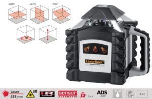W pełni automatyczny laserowy niwelator obrotowy QUADRUM 410 S