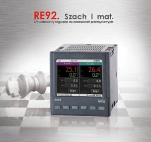 Regulator RE92 - 2 kanały pomiarowe - do zastosowań przemysłowych - z ethernetem