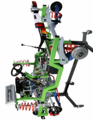 VB 5274 STANDARD PETROL MULTI-POINT ENGINE CHASSIS WITH WORKING LIGHT SYSTEM (on stand with wheels) - electrical