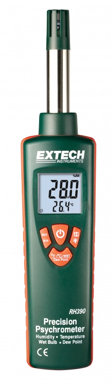 Precyzyjny psychrometr - Extech RH390