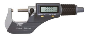 23 1061 Mikrometr zewnętrzny elektroniczny DIN 863, IP40  0-25 mm / 0,001 mm, VOGEL
