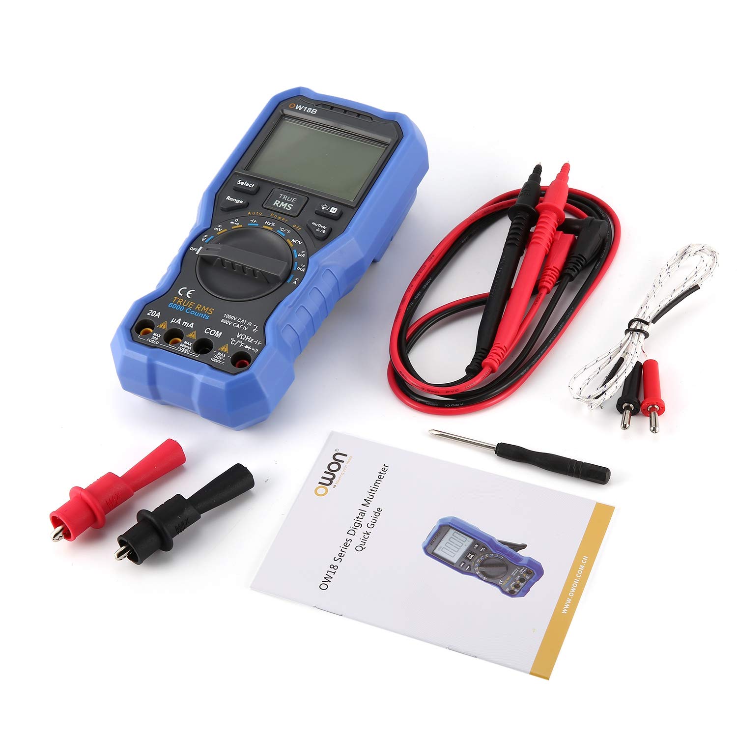 Multimetr OW18B True RMS/Bluetooth/NCV/Rejestrator Multimetr OW18B True RMS/Bluetooth/NCV/Rejestrator