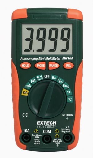 Mini multimetr - Extech MN16A