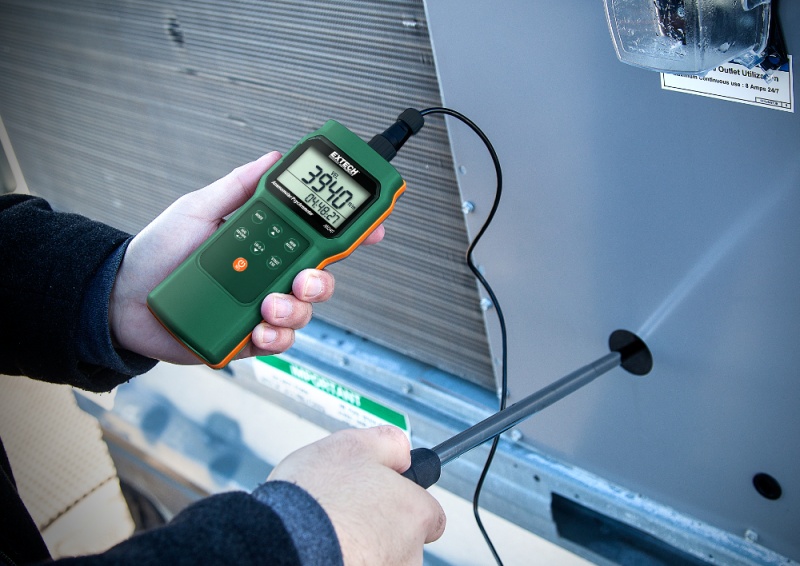 Anemometr/psychrometr/rejestrator CFM/CMM - Extech AN340 Anemometr/psychrometr/rejestrator CFM/CMM - Extech AN340