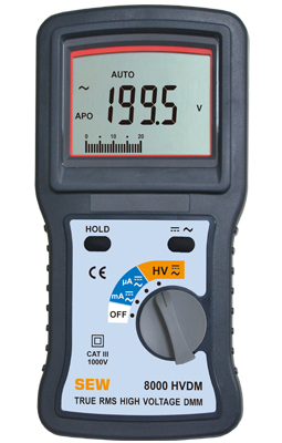 Multimetr cyfrowy wysokiego napięcia True RMS 8000 HVDM