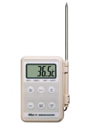 Termometr ST-9239 -50/+300 L=100mm,Alarm min/max. wodoodporny  IP67