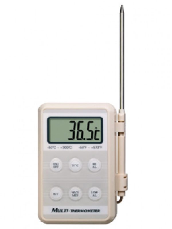 Termometr ST-9239 -50/+300 L=100mm,Alarm min/max. wodoodporny  IP67