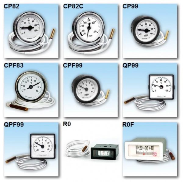 Termometry tablicowe z kapilarą CP99, QP99, CP82, R0  - obrazek 2