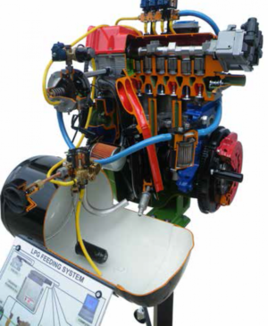 VB 4300 Silnik z elektronicznym wielopunktowym wtryskiem paliwa z zasilaniem BENZYNA/LPG (na stojaku z kółkami) ? manualny