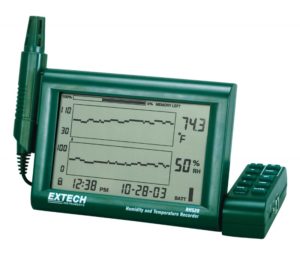 Rejestrator wilgotności i temperatury z wykresem i odłączaną sondą - Extech RH520A-220