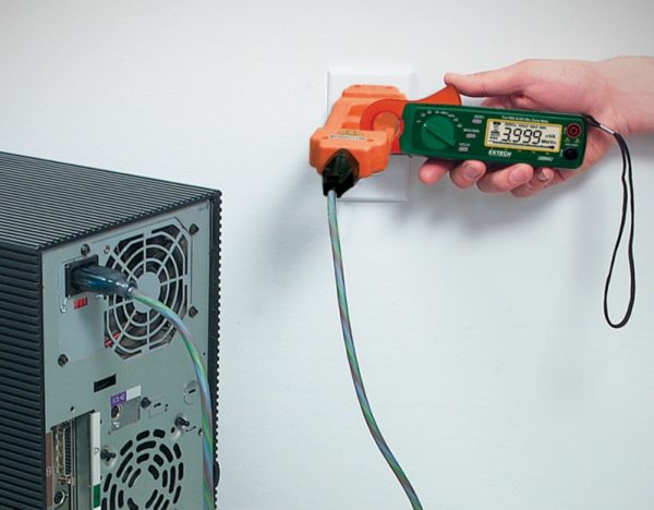 Miernik cęgowy mini 30A True RMS AC/DC - Extech 380942 - obrazek 2