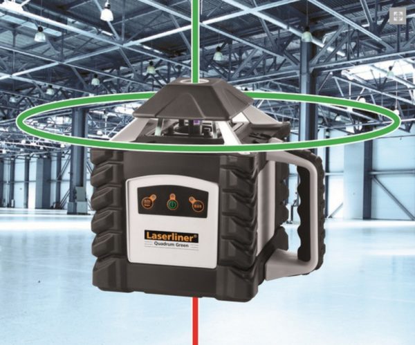 W pełni automatyczny laser obrotowy z technologią zielonego lasera QUADRUM GREEN 410 S