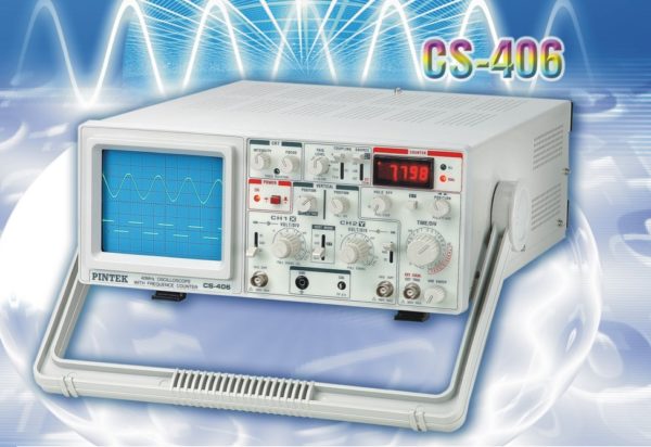 Oscyloskop analogowy CS-406 2x40MHz z częstościomierzem 60MHz