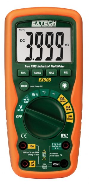 Przemysłowy multimetr True RMS z 11 funkcjami - Extech EX505