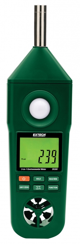 Miernik parametrów środowiskowych 5-w-1 – Extech EN300