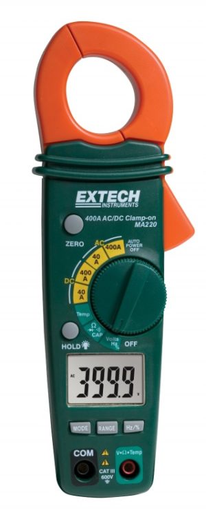 Miernik cęgowy 400A AC/DC - Extech MA220
