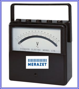 Woltomierz AC analogowy laboratoryjny 1508 klasa 0,5 (150/300/750V) ST-2000