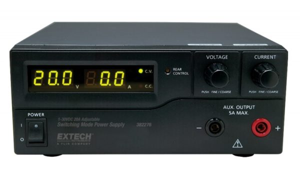 Zasilacz laboratoryjny 30V/20A DC 600W - Extech 382276