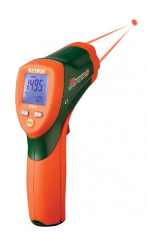 Pirometr (-50 do 1000°C, 30:1) z podwójnym wskaźnikiem laserowym - Extech 42512