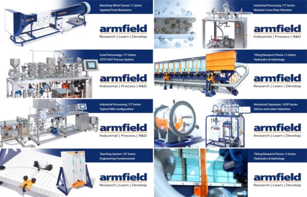 Katalog produktów Armfield UK