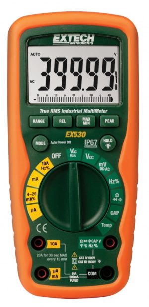 Przemysłowy multimetr True RMS z 11 funkcjami - Extech EX530