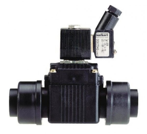 Zawór elektromagnetyczny serwowspomagany typ 6228 z tworzywa sztucznego, do neutr. cieczy - obrazek 3