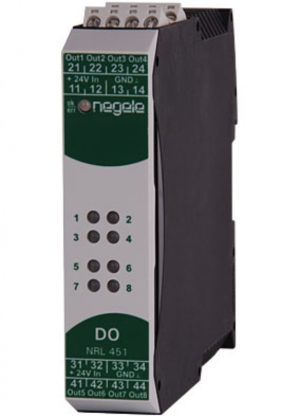 Moduł 8 wyjść cyfrowych DC: NRL-451