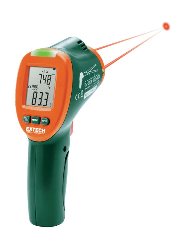 Pirometr (-30 do 350°C) z pomiarem punktu rosy - Extech IRT600 Pirometr (-30 do 350°C) z pomiarem punktu rosy - Extech IRT600