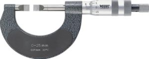 23 0380 Mikrometr z końcówkami nożowymi 0-25 mm / 0,01 mm, VOGEL 