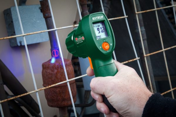Pirometr z detektorem wycieków UV - Extech IR300UV - obrazek 3