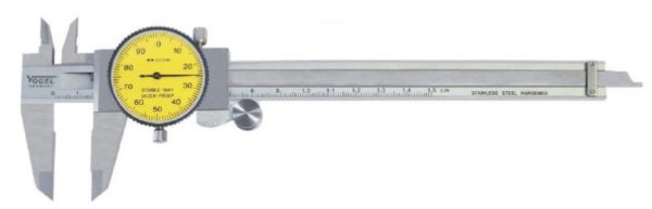 20 1101 IP40 Suwmiarka zegarowa 0-150 mm / 0,01 mm, VOGEL