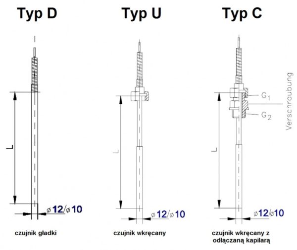 Mechaniczny rejestrator ciśnienia i temperatury - potrójny - obrazek 2