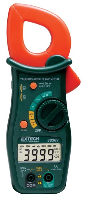Miernik cęgowy 600A AC/DC True RMS - Extech 38389