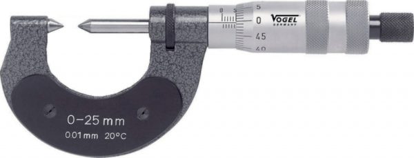 23 2910 Mikrometr 0-25mm / 0,01 mm, VOGEL